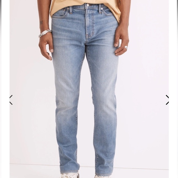 MADEWELL SIZE 40x34 Slim Jeans in Beckman Wash: COOLMAX® Denim Edition NG298 - Picture 4 of 4